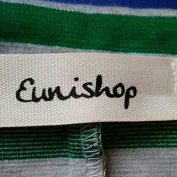 Eunishop horizontal green and light gray jacket - Picture 5 of 8